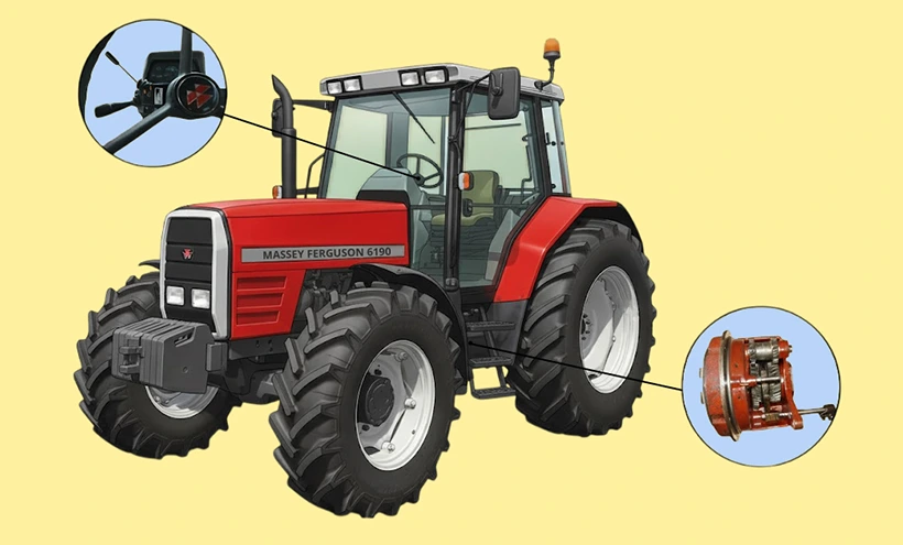 Massey-Ferguson 6110-6190 revers calibration